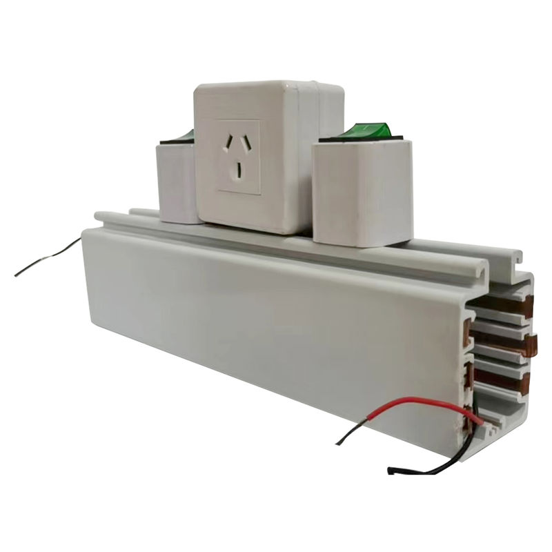 Het veelpolige HFP56-de Verlichtingsbusbar van Rail System Aluminum van de Machtsleider Hangen